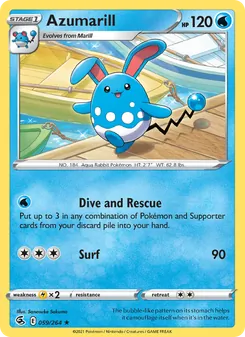 Azumarill, Fusion Strike No. 59 Normal