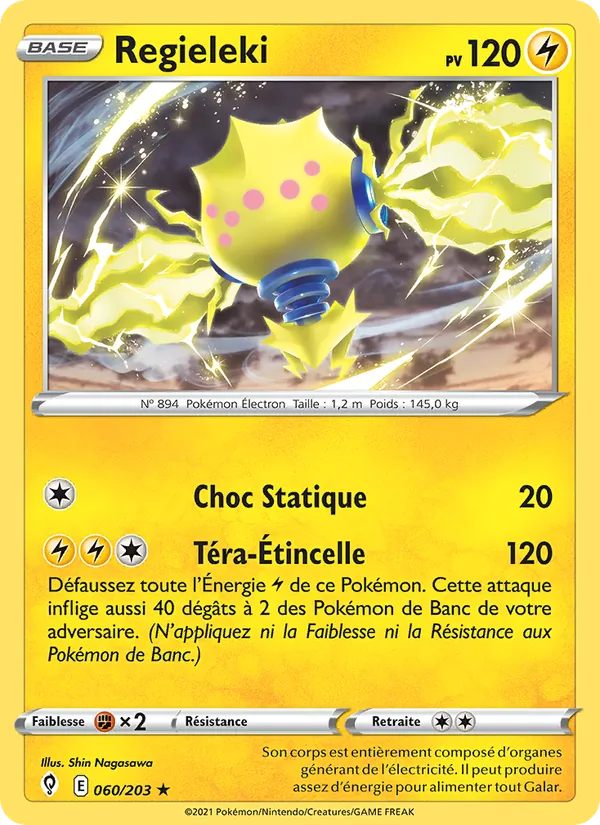 Regieleki, Évolution Céleste No. 60