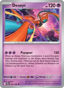 Deoxys, Wachsendes Chaos Nº 032 Normal