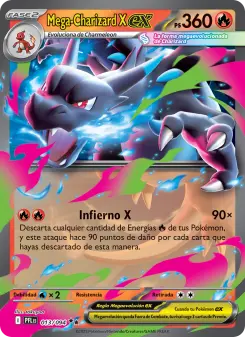 Mega-Charizard X ex, Fuegos Fantasmales No. 013 Holo