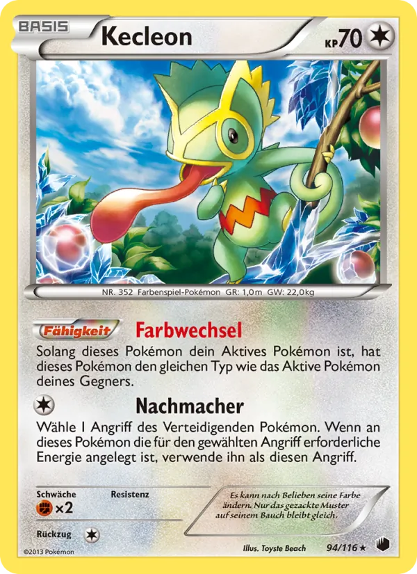 Kecleon, Plasma-Frost No. 94