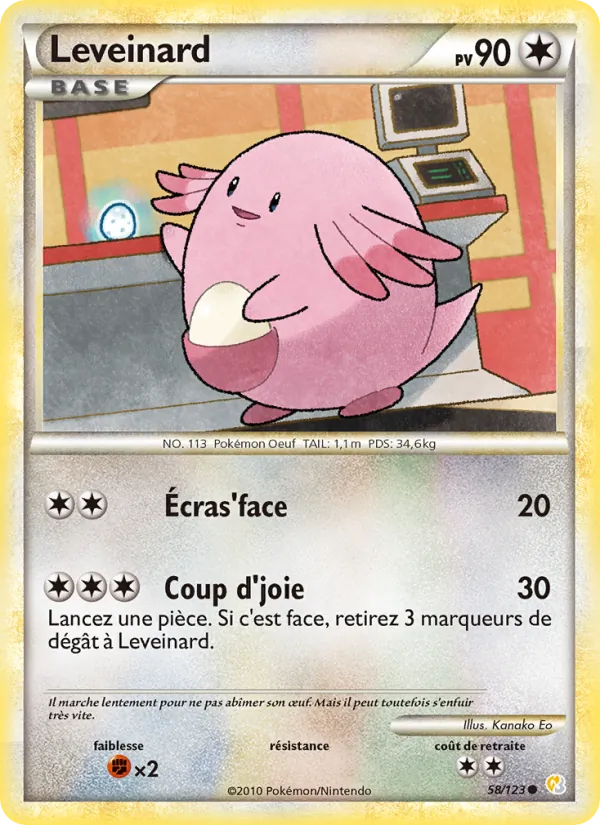 Leveinard, HeartGold SoulSilver No. 58