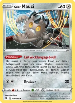 Galar-Mauzi, Clash der Rebellen No. 126 Normal