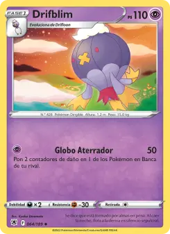 Drifblim, Resplandor Astral Nº 064 Normal