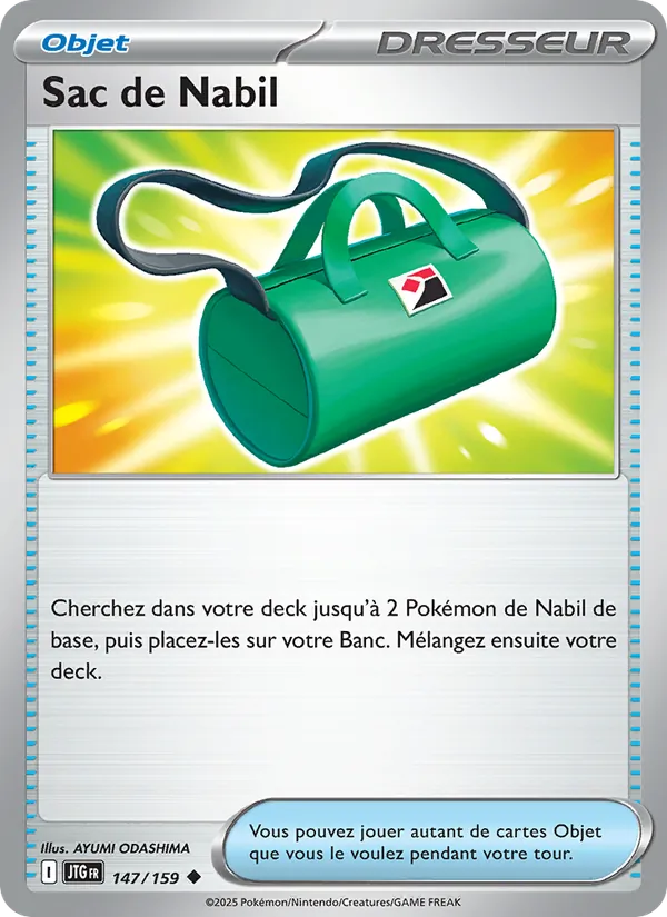Sac de Nabil, Aventures Ensemble Nº 147