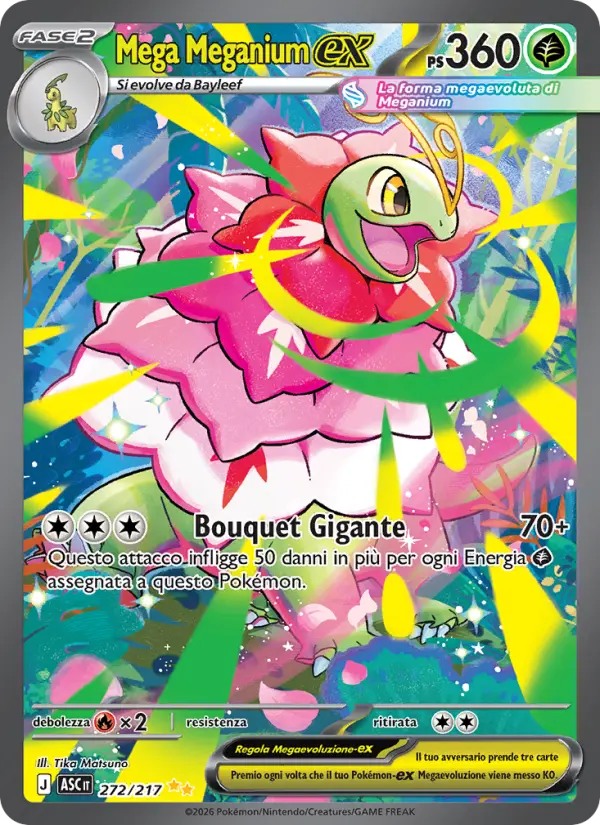 Mega Meganium-ex, Ascesa Eroica Nº 272