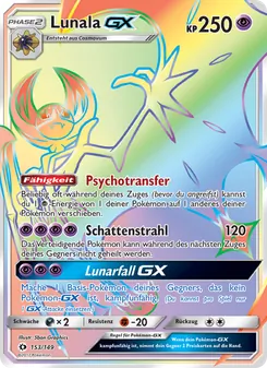 Lunala GX, Sonne & Mond Nº 153 Normal