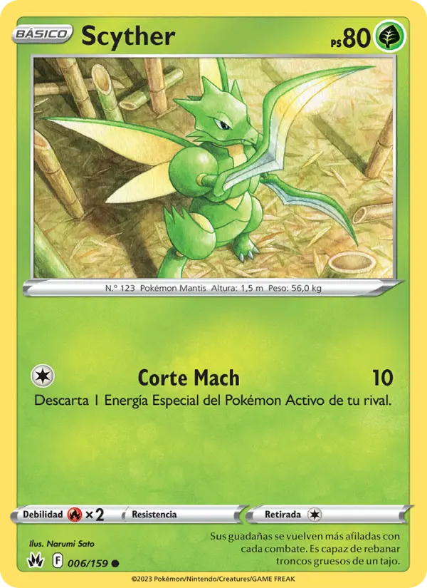 Scyther, Cenit Supremo No. 006