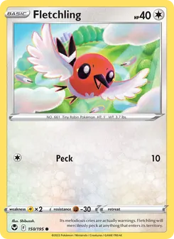 Fletchling, Silver Tempest No. 150 Normal