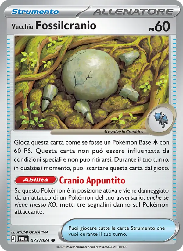 Vecchio Fossilcranio, Buio Pesto Nº 073