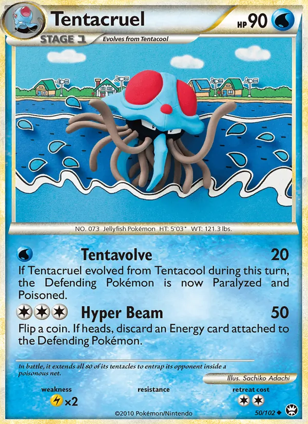 Tentacruel, Triumphant No. 50