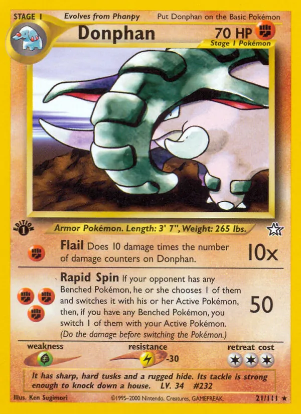 Donphan, Neo Genesis No. 21