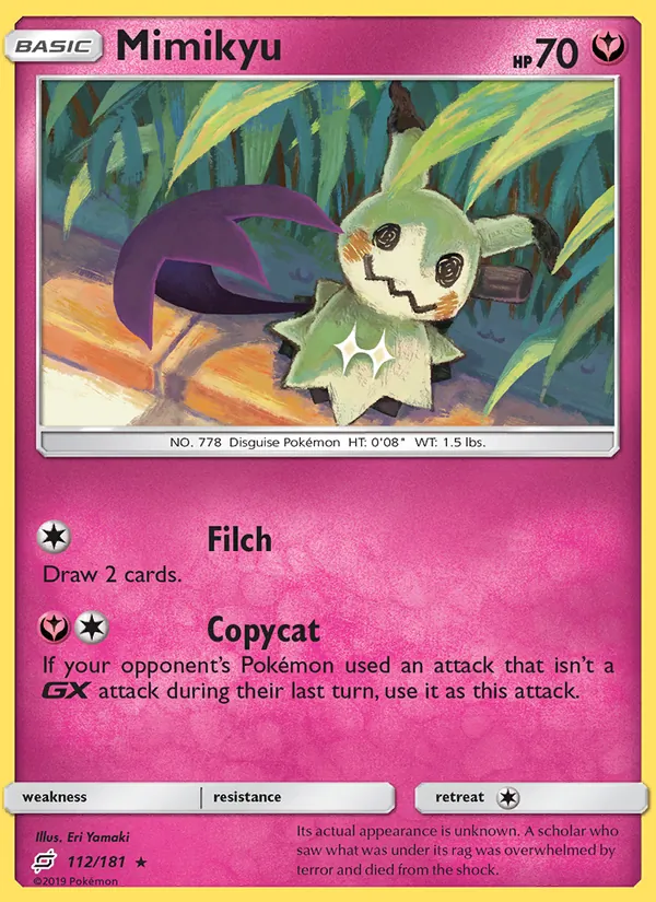 Mimikyu, Team Up Nº 112