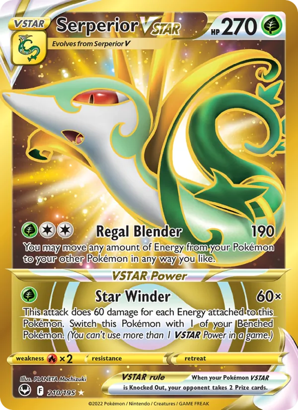Serperior VSTAR, Silver Tempest No. 210