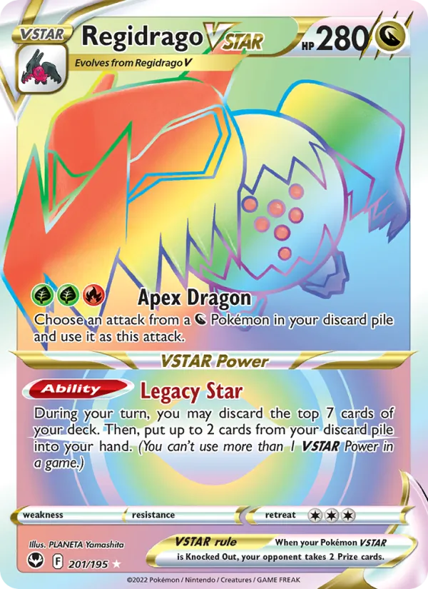 Regidrago VSTAR, Silver Tempest No. 201