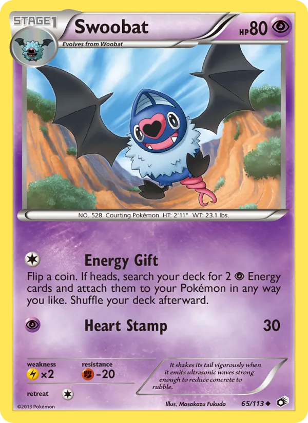 Swoobat, Legendary Treasures Nº 65