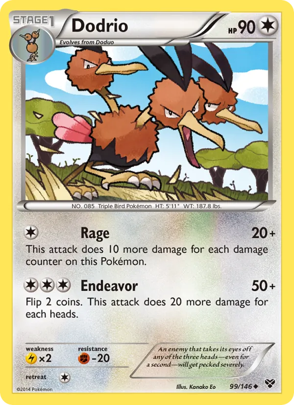 Dodrio, XY Nº 99