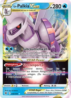 Ur-Palkia VSTAR, Astralglanz No. 040 Holo