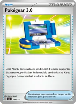 Pokégear 3.0, Sprigatito & Lucario ex No. 015 Normal