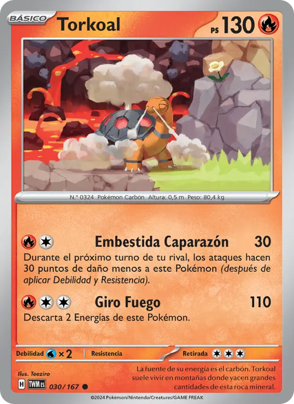 Torkoal, Mascarada Crepuscular No. 030