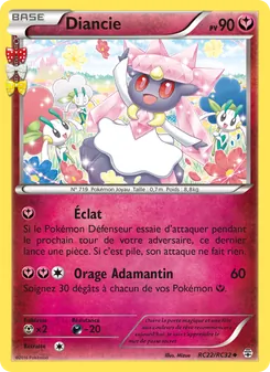 Diancie, Générations Nº RC22 Normal