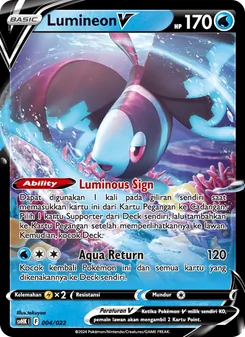 Lumineon V, Koraidon ex Purba Nº 004 Normal