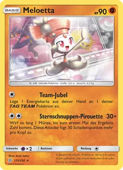 Meloetta, Bund der Gleichgesinnten No. 123 Normal