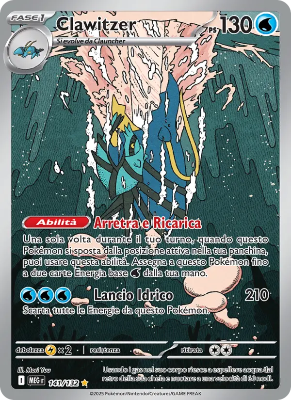 Clawitzer, Megaevoluzione No. 141