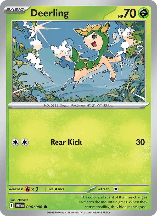 Deerling, White Flare No. 006