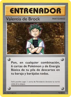 Valentía de Brock, Evoluciones Nº 74 Normal