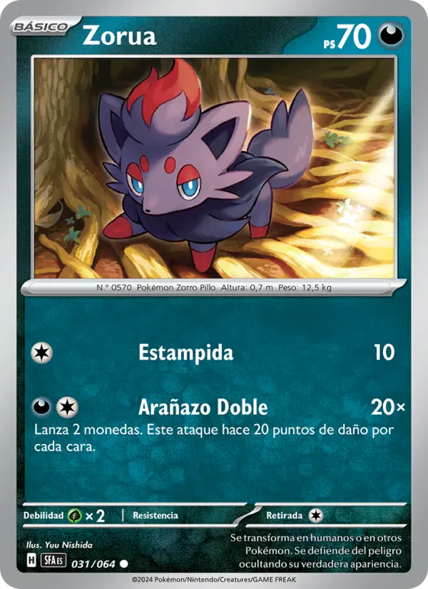 Zorua, Fabula Sombría No. 031