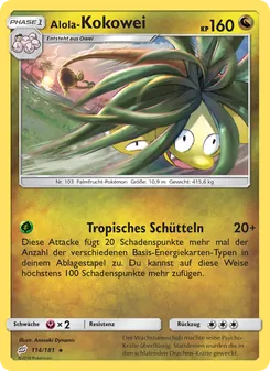 Alola-Kokowei, Teams Sind Trumpf No. 114 Normal