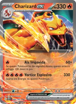 Charizard-ex, 151 No. 006 Holo