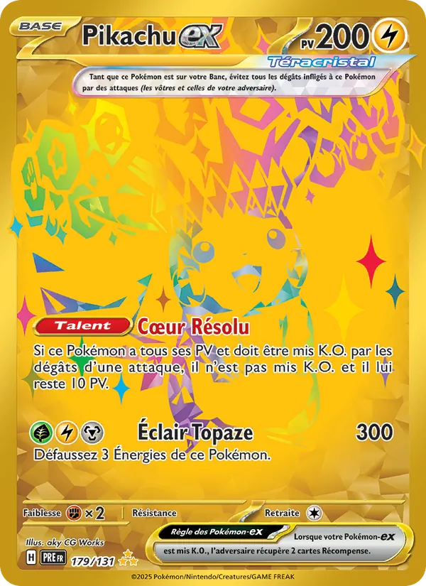 Pikachu-ex, Évolutions Prismatiques No. 179