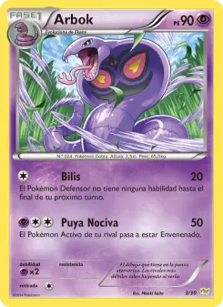 Arbok, Kit de Entrenador XY (Noivern) No. 3 Normal