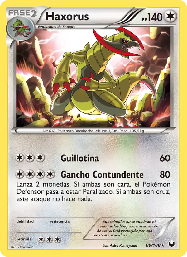Haxorus, Oscuros Exploradores No. 89