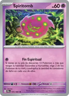 Spiritomb, Oscuridad Absoluta Nº 035 Normal