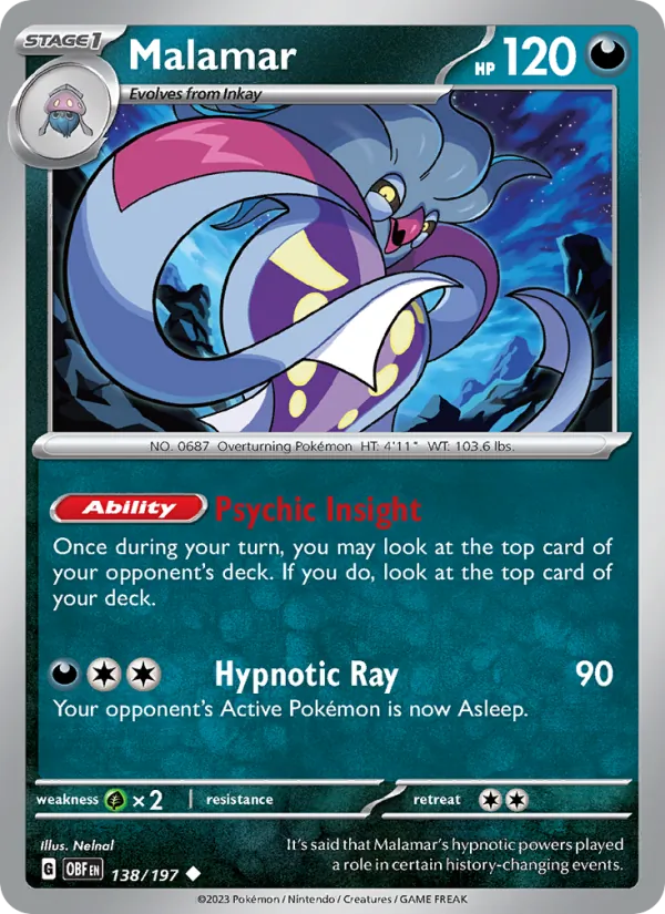 Malamar, Obsidian Flames No. 138