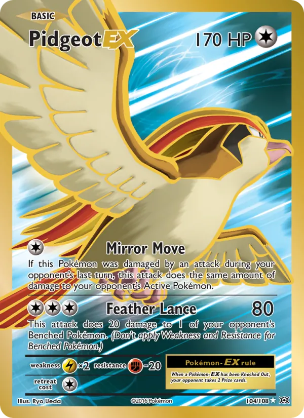 Pidgeot EX, Evolutions No. 104
