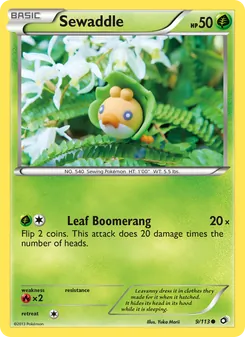 Sewaddle, Legendary Treasures No. 9 Normal