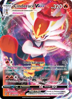 Cinderace VMAX, Choque Rebelde No. 36 Holo
