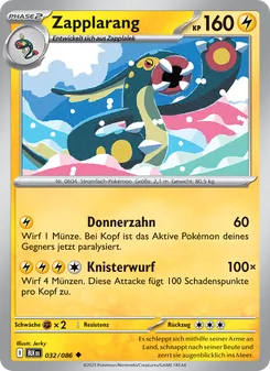 Zapplarang, Schwarze Blitze No. 032 Normal