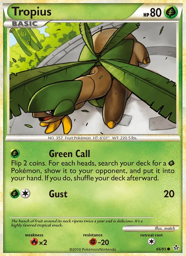 Tropius, Unleashed Nº 66