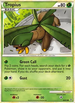 Tropius, Unleashed Nº 66 Normal