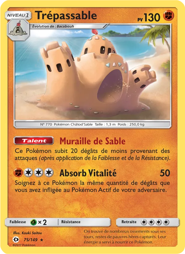 Trépassable, Soleil et Lune No. 75