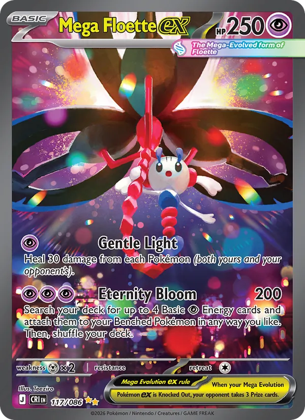 Mega Floette ex, Chaos Rising Nº 117