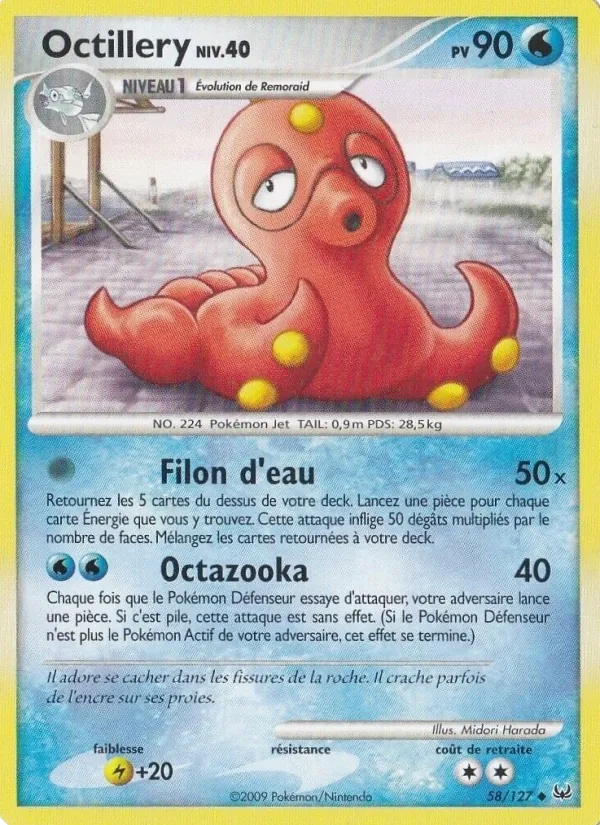 Octillery, Platine Nº 58