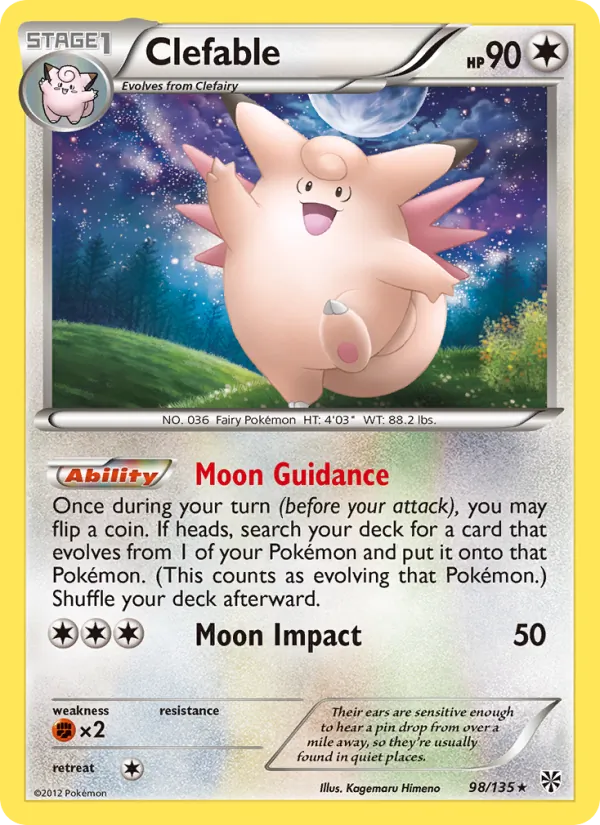 Clefable, Plasma Storm No. 98