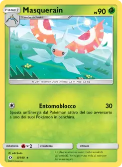 Masquerain, Sole e Luna No. 8 Normal