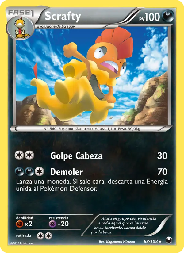 Scrafty, Oscuros Exploradores Nº 68